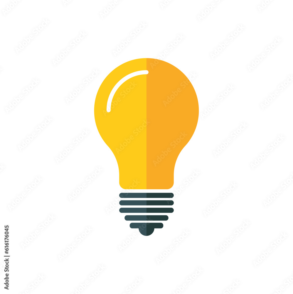 Vector Illustration of Lighting Bulb Vector Illustration of Lighting Bulb