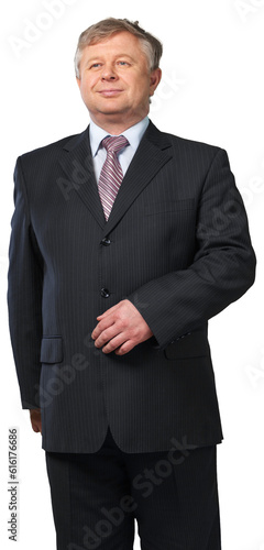 Adult businessman in a black suit © BillionPhotos.com