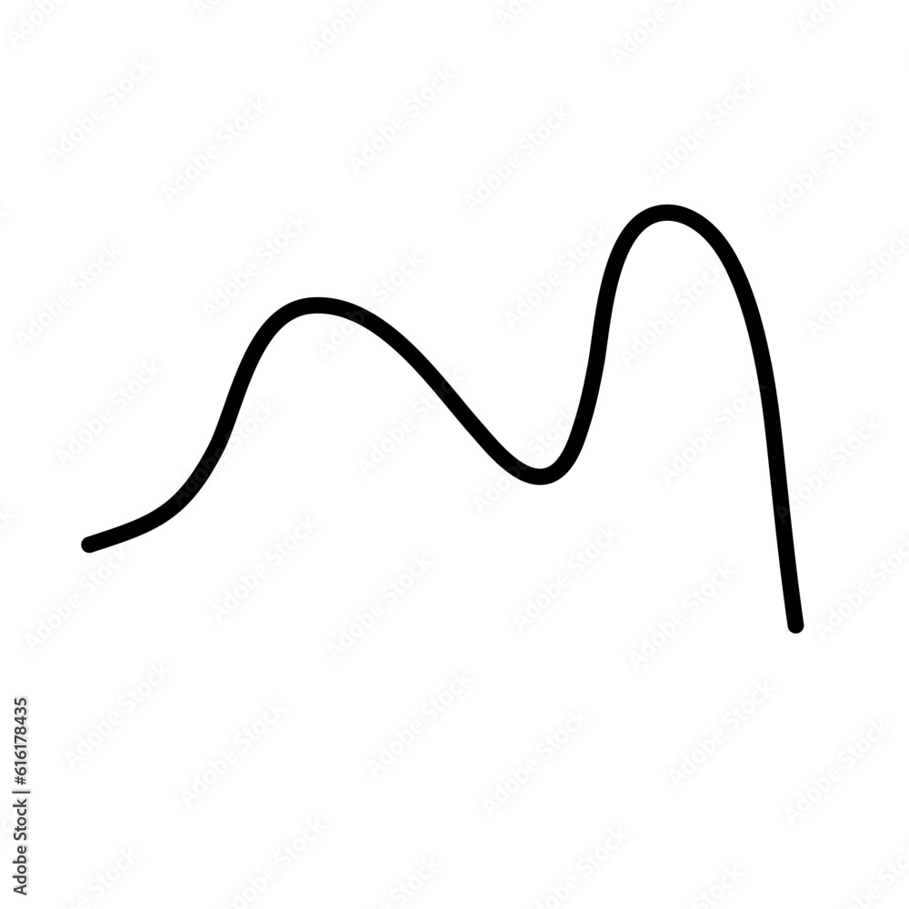 Squiggly Line Element Decoration Squiggly Line Element Decoration