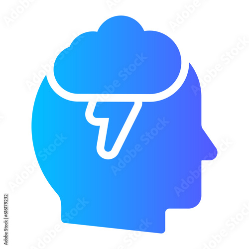 stress gradient icon