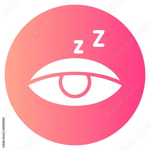 sleepy gradient icon