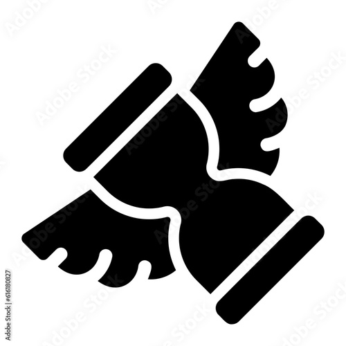 time glyph icon
