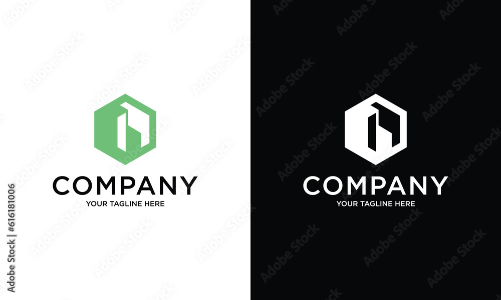 Abstract building and hexagon house letter H logo Stock Vector | Adobe ...