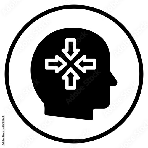 thoughts glyph icon