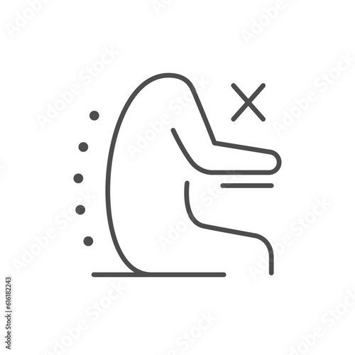 Incorrect pose at deck line icon