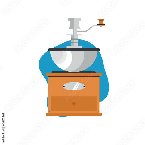 Manual coffee grinder for grinding coffee beans
