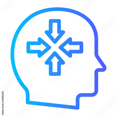 thoughts gradient icon