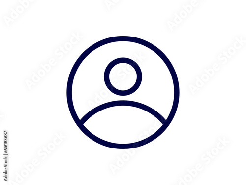 User icon in flat style, Person icon, User icon for web site, User icon vector illustration, User profile login