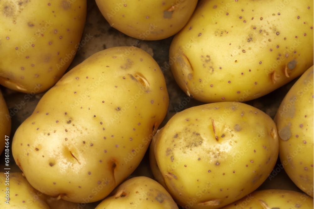 untreated potatoes directly from the fieldv untreated potatoes directly from the fieldv