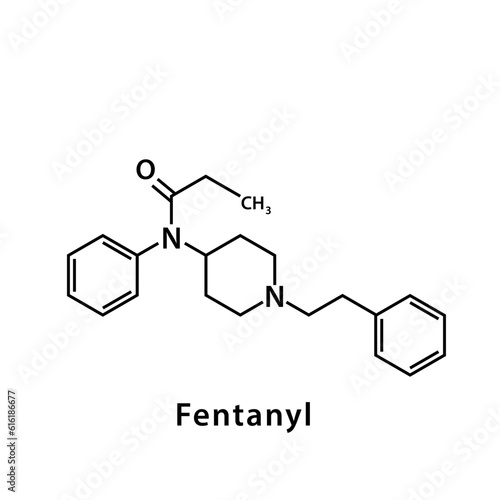 Structure molecular icon flat explosive compounds illustration