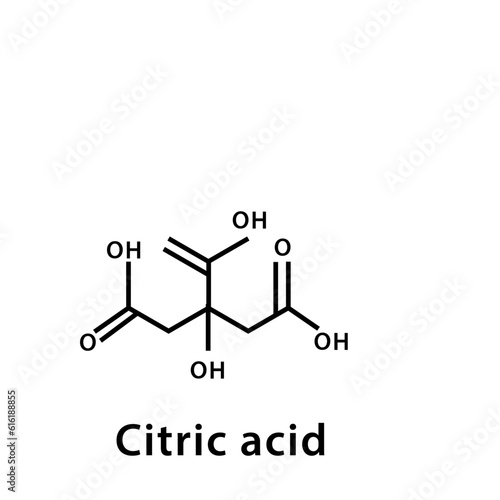 Structure molecular icon flat explosive compounds illustration