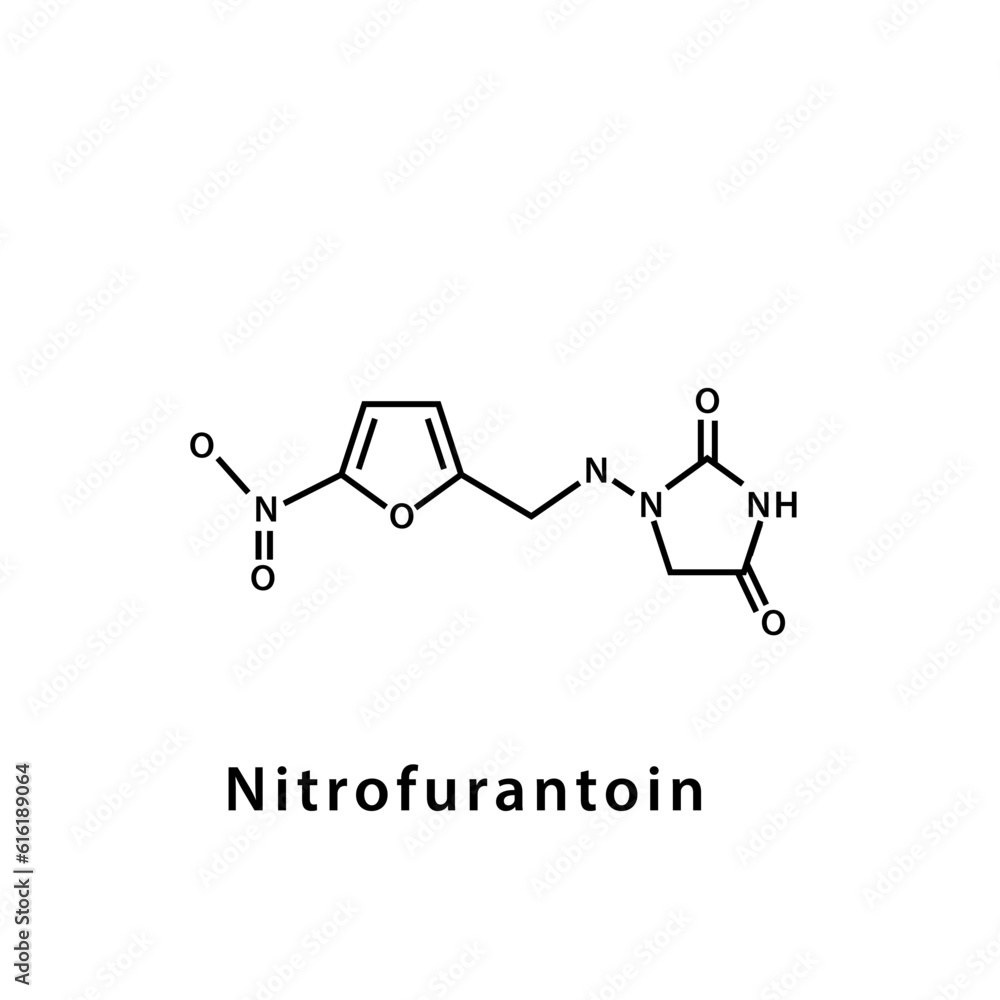 Structure molecular icon flat explosive compounds illustration Structure molecular icon flat explosive compounds illustration