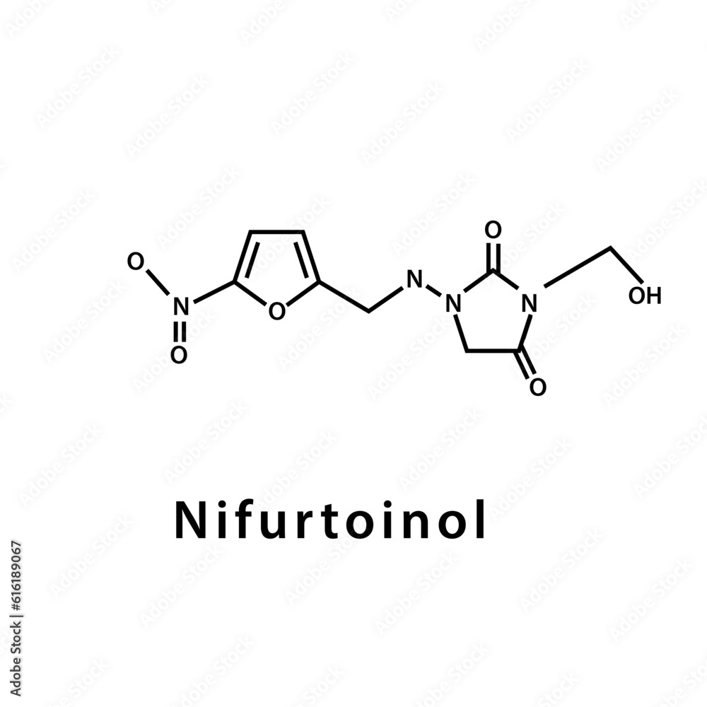 Structure molecular icon flat explosive compounds illustration Structure molecular icon flat explosive compounds illustration