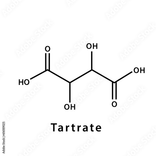 Structure molecular icon flat explosive compounds illustration