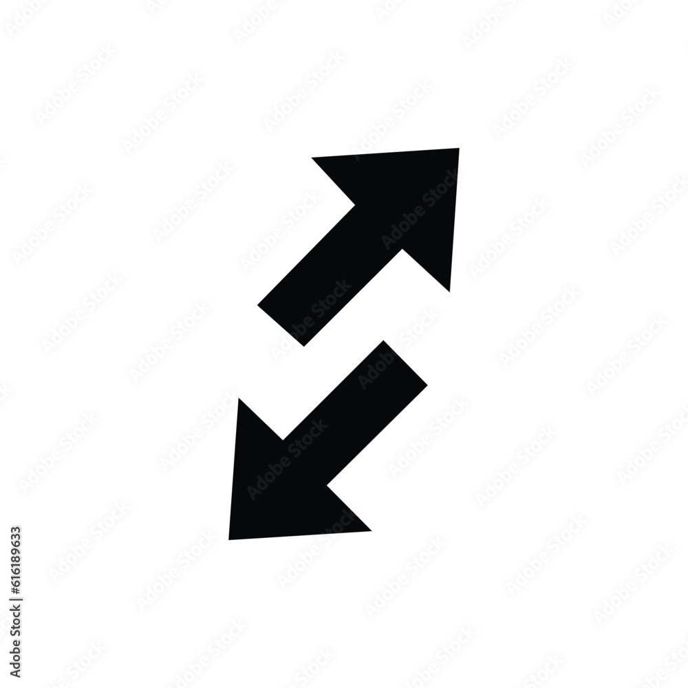 Fototapeta premium Scaling Arrow icon. Resize symbol template for graphic and web design collection logo vector illustration