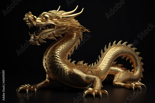 Traditional Chinese dragon. Chinese new year celebration