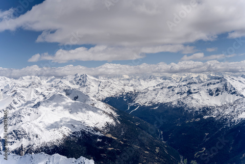 Valfurva valley and Confinale peak, Italy