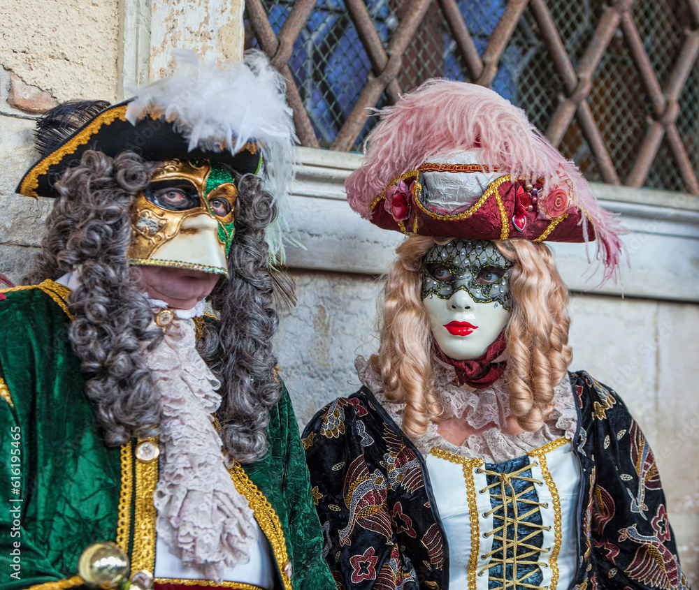 Venetian Couple, Venice Carnival