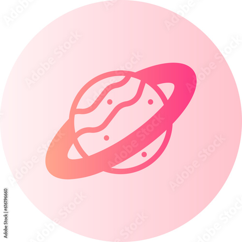 saturn gradient icon