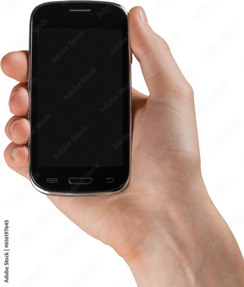 Smart phone with a blank screen