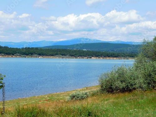 reservoir of Cernadilla is in the Zamora province, Spain