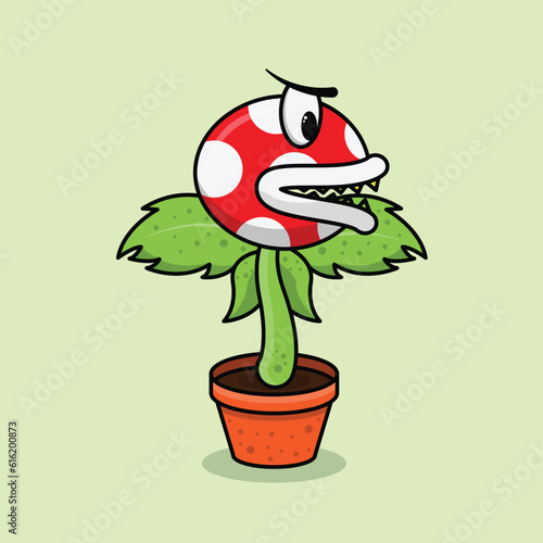 monster flower in a pot