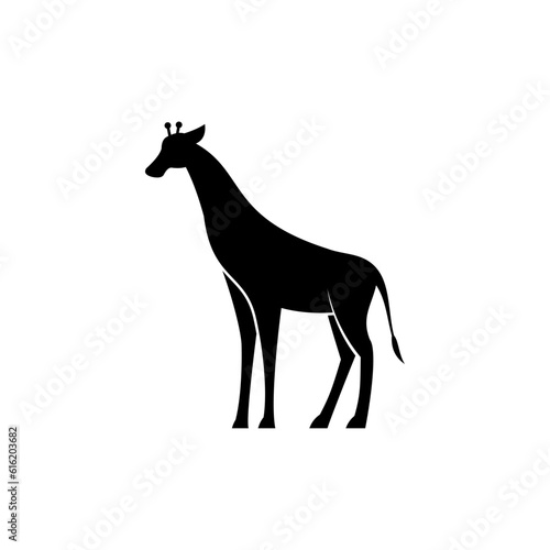 simple giraffe icon illustration design