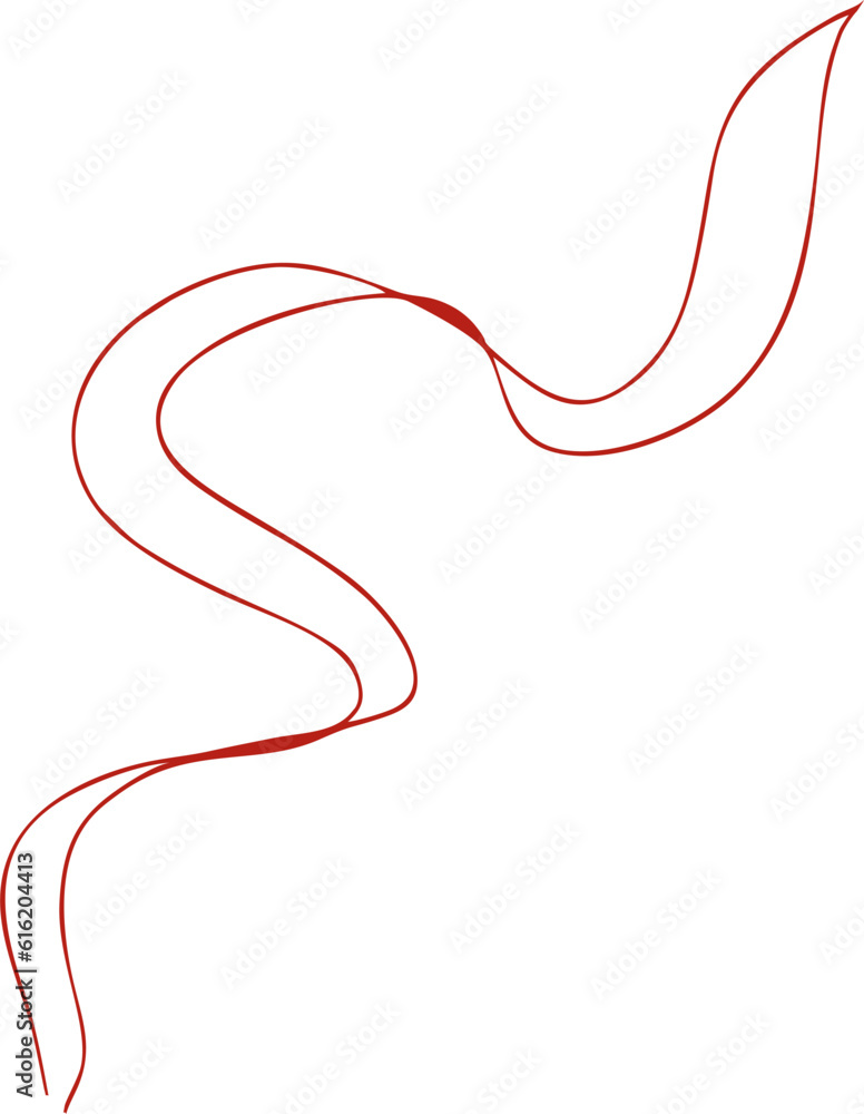 Wave Line Shape Decoration Wave Line Shape Decoration