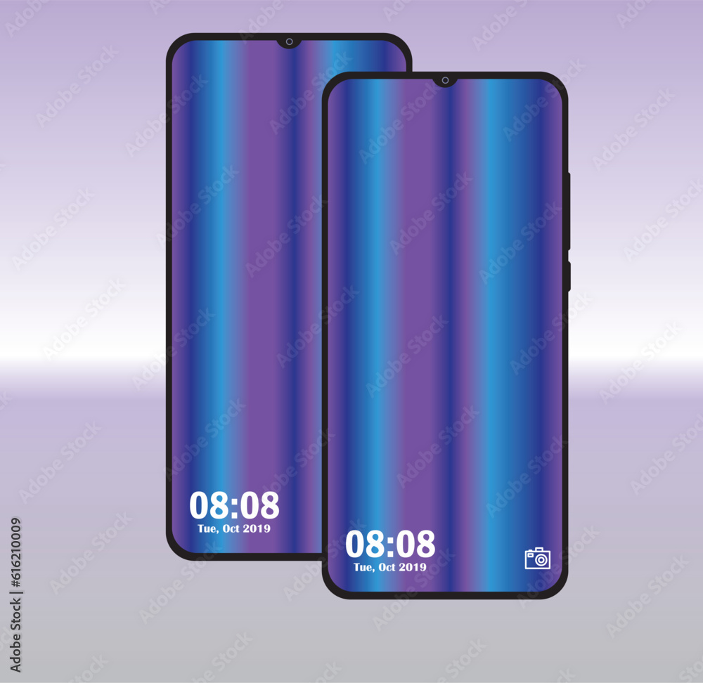 modern smartphone with icons for your design, phone mockup modern smartphone with icons for your design, phone mockup