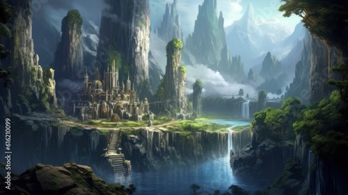 Fantasy Landscape Game Art