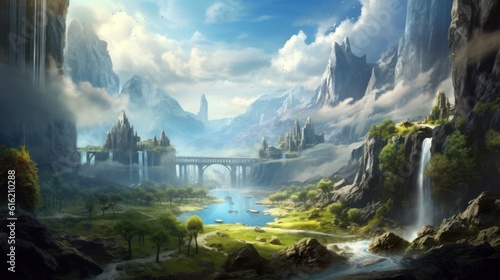 Fantasy Landscape Game Art