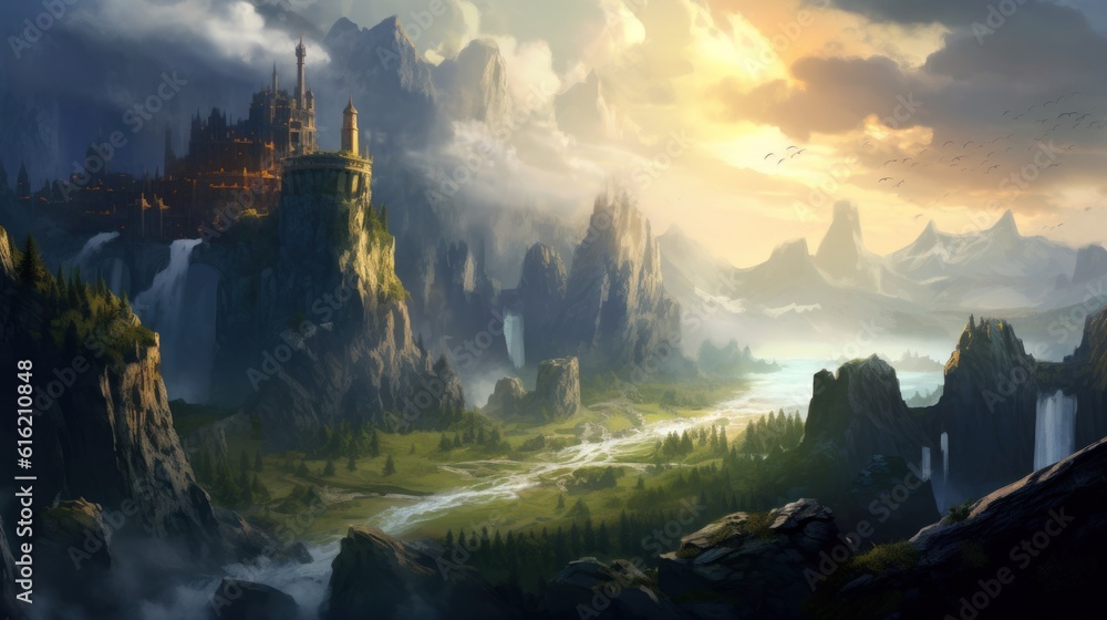 Fantasy Landscape Game Art Fantasy Landscape Game Art