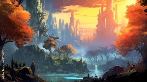 Fantasy Landscape Game Art