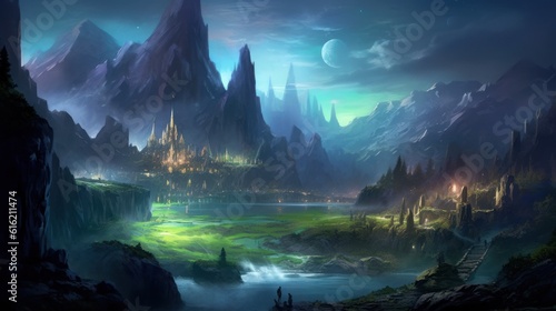 Fantasy Landscape Game Art © Damian Sobczyk