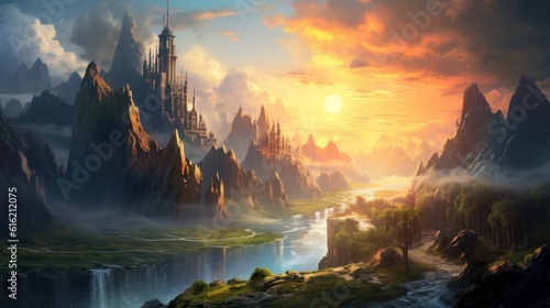 Fantasy Landscape Game Art