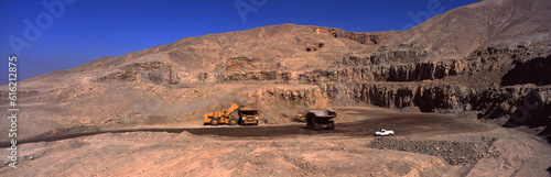 copper mining in the andes chile