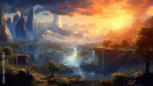 Fantasy Landscape Game Art