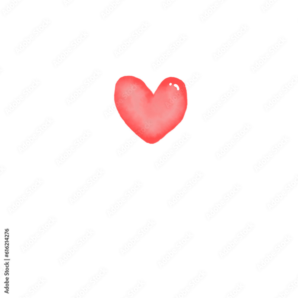 red heart isolated red heart isolated