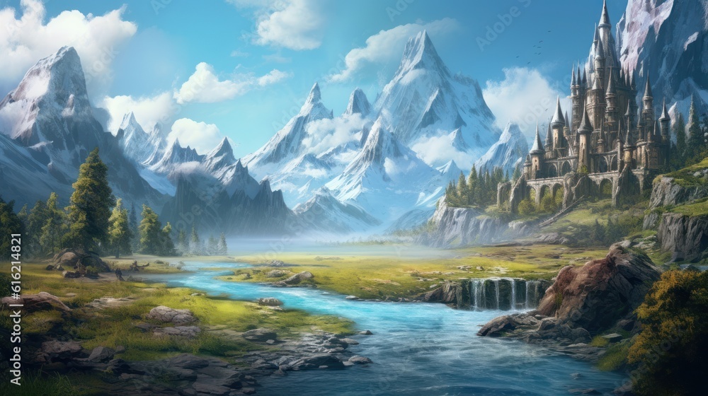 Fantasy Landscape Game Art