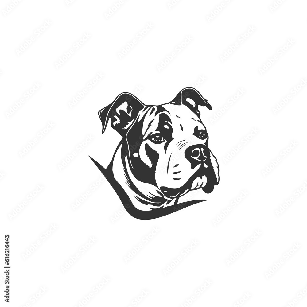 Purebred English Bulldog logo. bulldog security logo, bulldog emblem