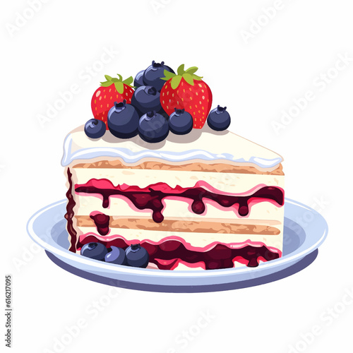 Cake - Vector illustration