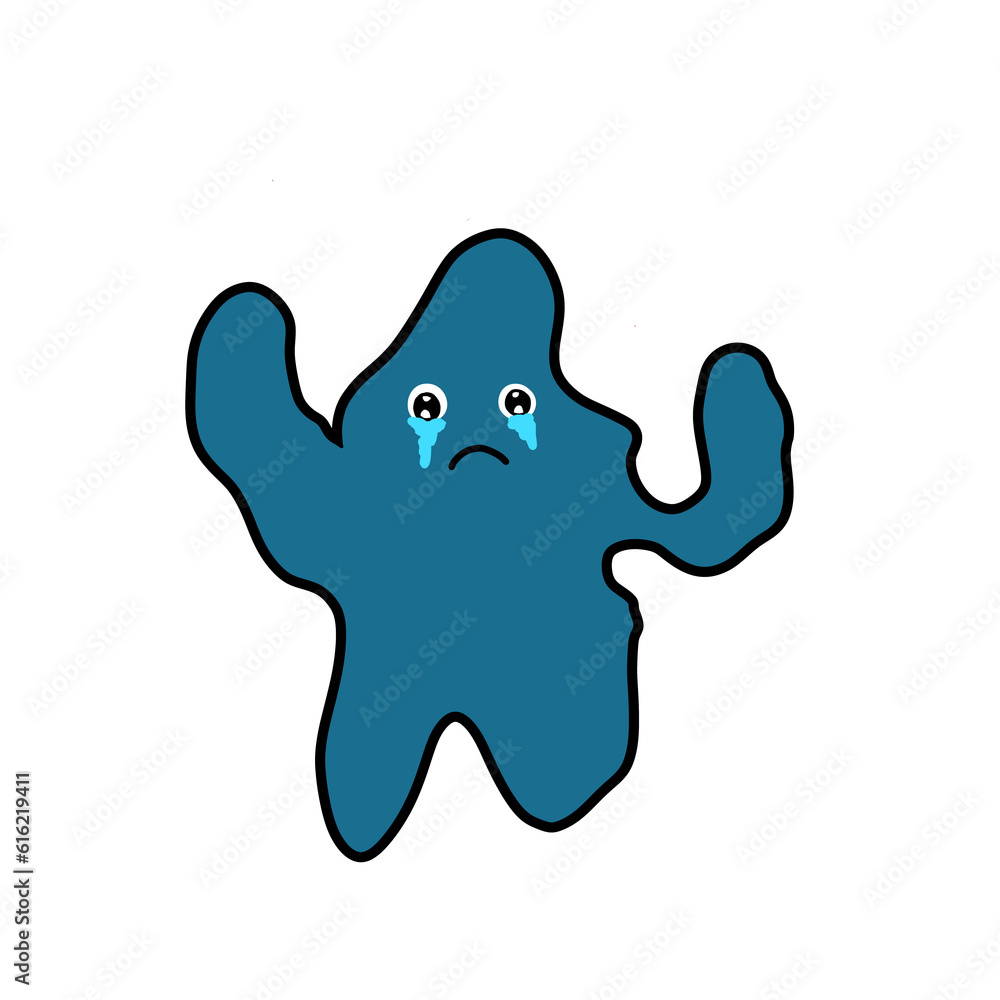 Fototapeta premium The cute and kind monster