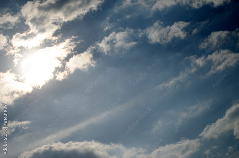 Fototapeta premium blue sky with clouds