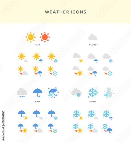 weater_simpleflat_icon 天気のシンプルフラット_アイコン　