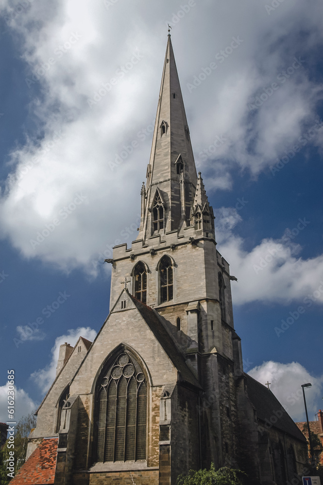 All Saints Church on Jesus Lane in Cambridge city, England, UK