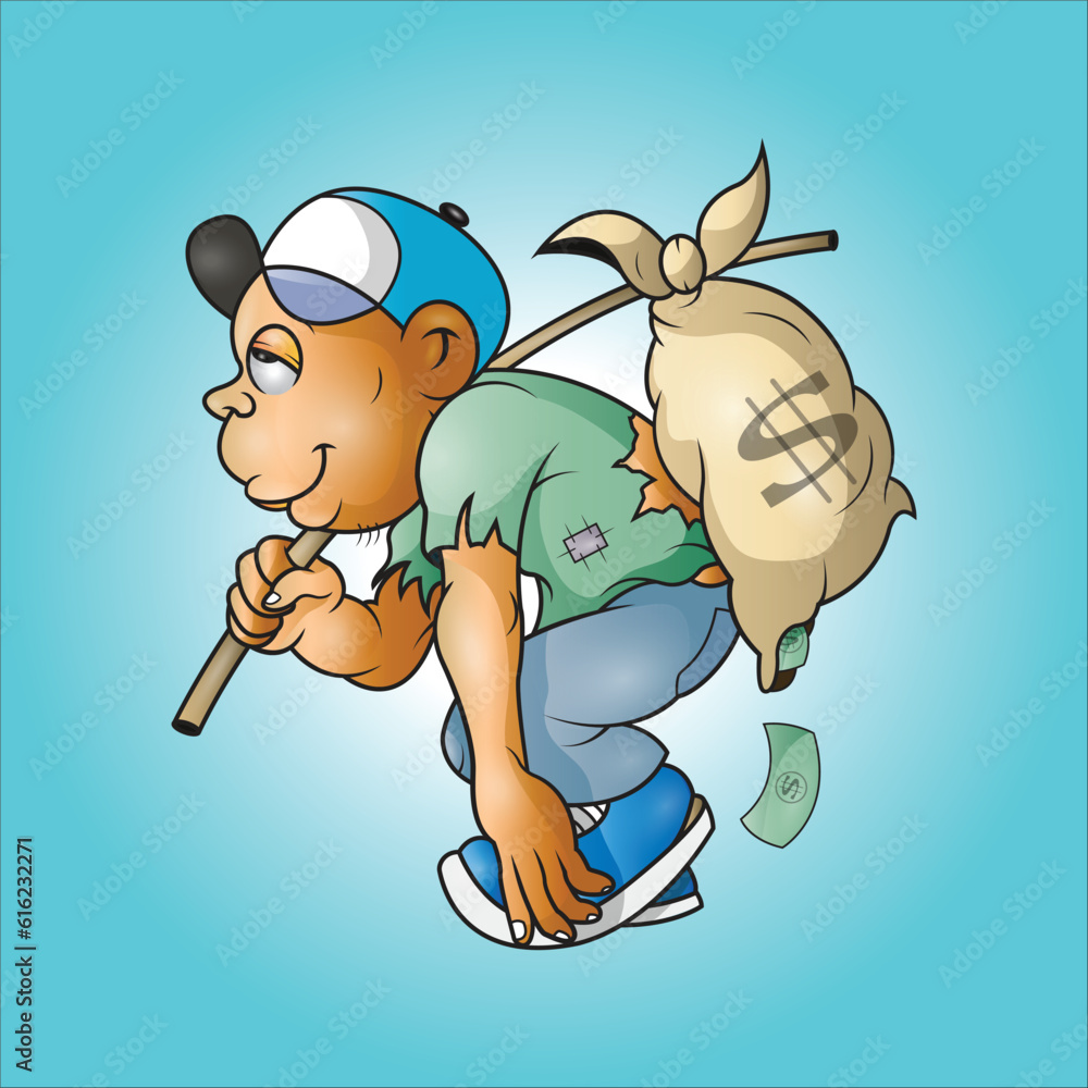 homeless people with lots of money