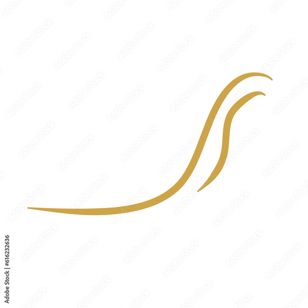 Gold Flourish Swirl Ornament Gold Flourish Swirl Ornament