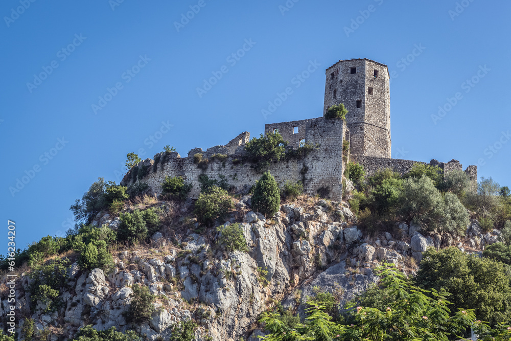Exterior of Citadel in Pocitelj historic village, Bosnia and Herzegovina