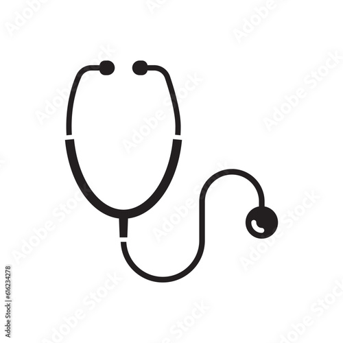stethoscope icon design vector template