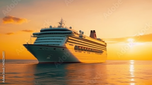  cruise ship, ai generative © nataliya_ua